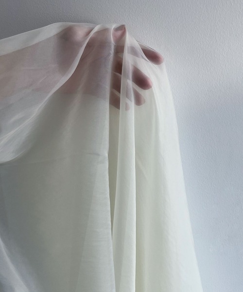 etoll.(エトル)の「オーガンジーキャミワンピース(ワンピース・レディース・ブラック/アイボリー・M)」の15枚目の写真