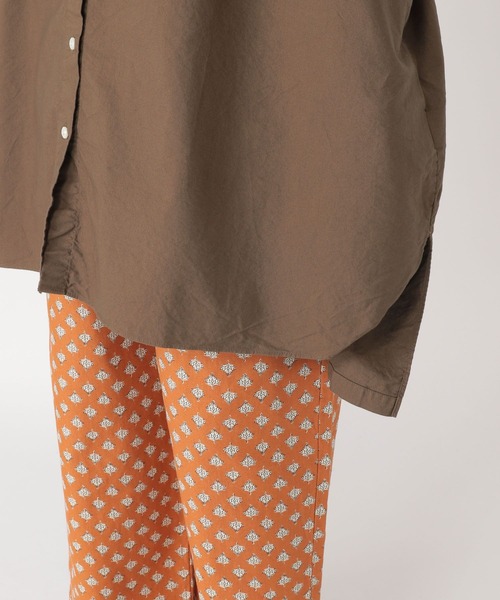 studio CLIP(スタディオクリップ)の「製品染めオックス半袖ワンピース(シャツワンピース・レディース・ブラウン/ネイビー/ピンク・FREE)」の14枚目の写真