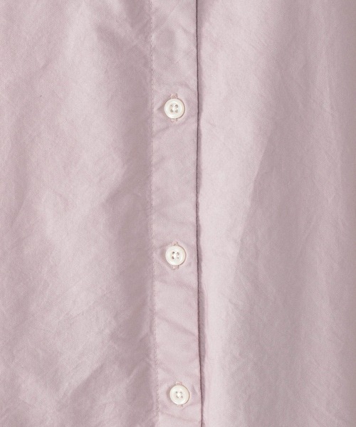 studio CLIP(スタディオクリップ)の「製品染めオックス半袖ワンピース(シャツワンピース・レディース・ブラウン/ネイビー/ピンク・FREE)」の16枚目の写真