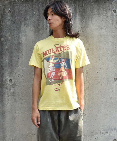 VINTAGE(ヴィンテージ)の「【ヴィンテージ古着】80~90's MULATE'S プリント Tシャツ(Tシャツ/カットソー・メンズ・イエロー・SMALL)」の10枚目の写真