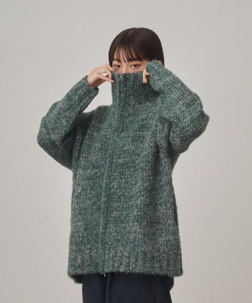 92ss Y’s ドライバーズニット JIGGYS SHOP セーター ニット 畦編みZIPUP ドライバーズニット