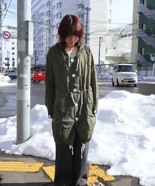 fridge（フリッジ）の「【MILITARY】ミリタリー BRITISH TYPE SNOW PARKA（ミリタリージャケット・メンズ・オリーブ/サックスブルー/ブラック・MEDIUM/SMALL/LARGE）」の3枚目の写真