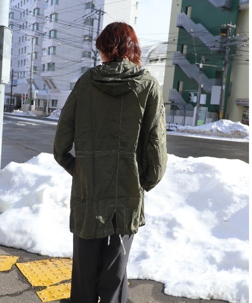 fridge（フリッジ）の「【MILITARY】ミリタリー BRITISH TYPE SNOW PARKA（ミリタリージャケット・メンズ・オリーブ/サックスブルー/ブラック・MEDIUM/SMALL/LARGE）」の5枚目の写真