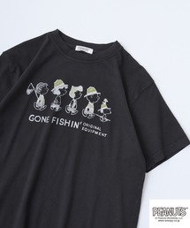 LUMBER スヌーピー プリントTシャツ 半袖
