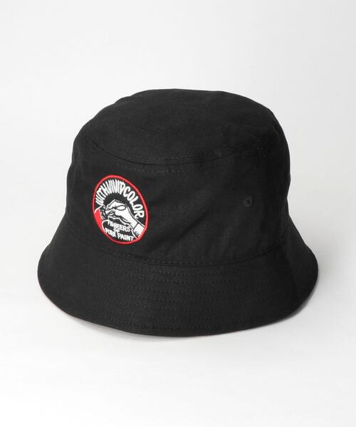 MONKEY TIME(モンキータイム)の「<With Vivid Color> PAINT PIONEERS HAT/ハット(ハット・メンズ・ブラック・FREE)」の1枚目の写真