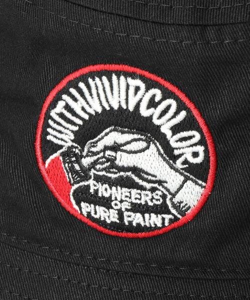 MONKEY TIME(モンキータイム)の「<With Vivid Color> PAINT PIONEERS HAT/ハット(ハット・メンズ・ブラック・FREE)」の7枚目の写真