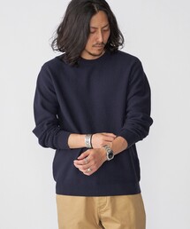 SHIPS: 〈洗濯機可能〉 7ゲージ コットン SOLOTEX(R) ピケ クルーネック ニット