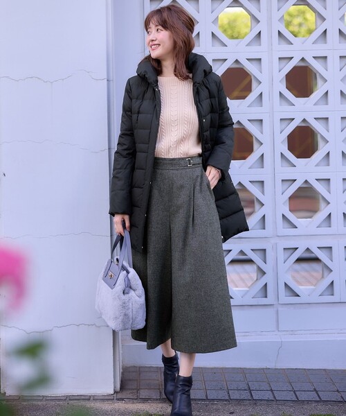 ANY SIS(エニィスィス)の「ホームスパンワイドクロップド パンツ(その他パンツ・レディース・グレー系6/ライトグレー系6・2/3/1)」の7枚目の写真