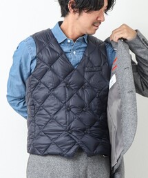 TAION | 【TAION/タイオン】W-BREASTED SNAP BUTTON DOWN GILET ダウンジレ(ダウンベスト)