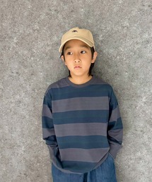 THE CASUAL | 先染めボーダー　オーバーサイズ　ボーダー　長袖Tシャツ(Tシャツ/カットソー)