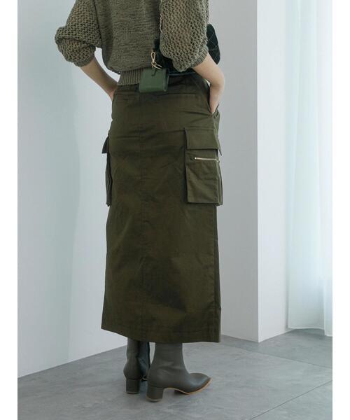 Te chichi（テチチ）の「【Atelier Militaire】ロングカーゴスカート（スカート・レディース・カーキ・M/S）」の17枚目の写真