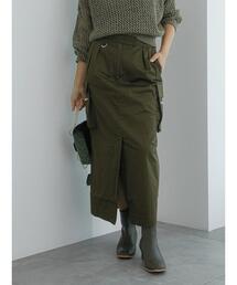 Te chichi | 【Atelier Militaire】ロングカーゴスカート(スカート)