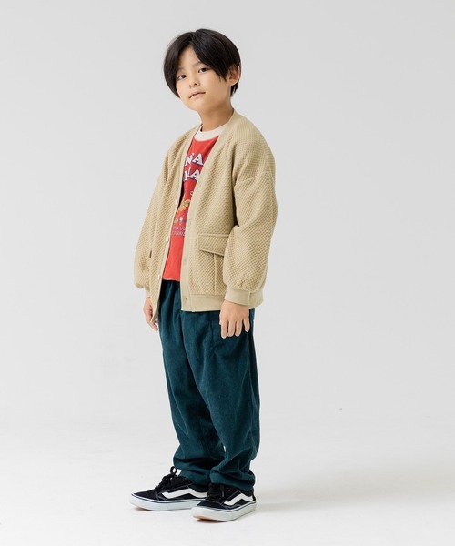 JAM & LINK（ジャムアンドリンク）の「ニット風 カーディガン（カーディガン/ボレロ・キッズ・グリーン/ベージュ・160cm/150cm/140cm/130cm/120cm/110cm）」の5枚目の写真