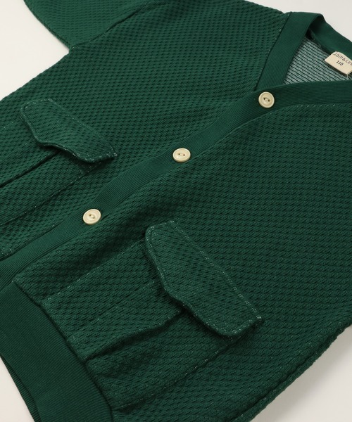 JAM & LINK（ジャムアンドリンク）の「ニット風 カーディガン（カーディガン/ボレロ・キッズ・グリーン/ベージュ・160cm/150cm/140cm/130cm/120cm/110cm）」の15枚目の写真