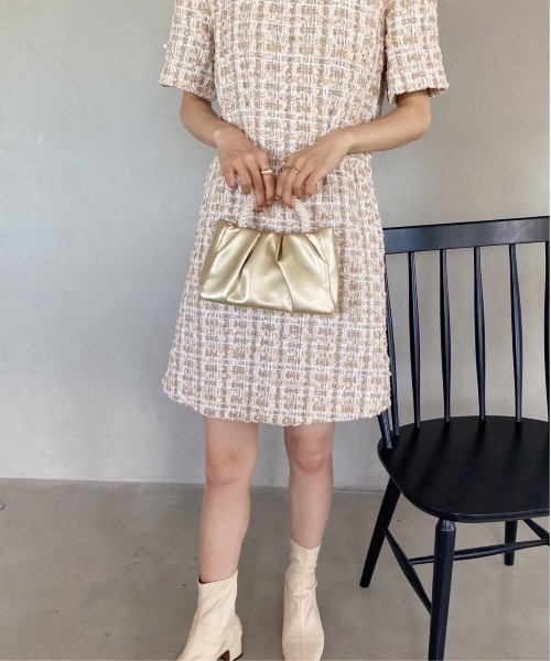 thank U more(サンキューモア)の「【Felicitations】パールハンドル パーティバッグ(クラッチバッグ・レディース・シルバー/ピンク/ゴールド・FREE)」の18枚目の写真