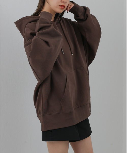 COLONY 2139（コロニートゥーワンスリーナイン）の「裏毛スウェットパーカー（パーカー・メンズ・ブラウン/ネイビー/グレー・MEDIUM/LARGE/SMALL）」の2枚目の写真