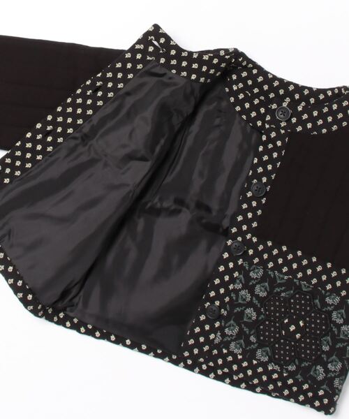 petit main（プティマイン）の「パッチワークジャケット（ブルゾン・キッズ・ブラック/オフホワイト・M/L/S）」の16枚目の写真