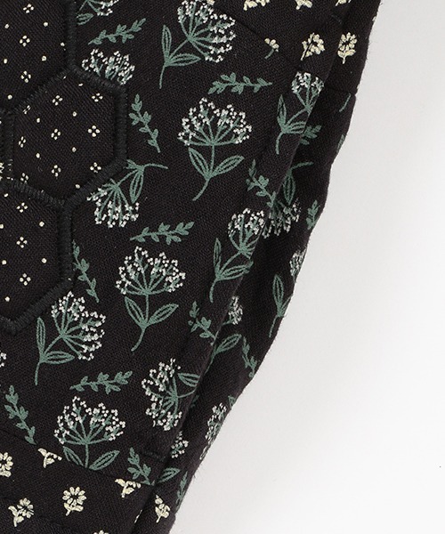 petit main（プティマイン）の「パッチワークジャケット（ブルゾン・キッズ・ブラック/オフホワイト・M/L/S）」の7枚目の写真