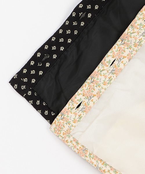 petit main（プティマイン）の「パッチワークジャケット（ブルゾン・キッズ・ブラック/オフホワイト・M/L/S）」の10枚目の写真