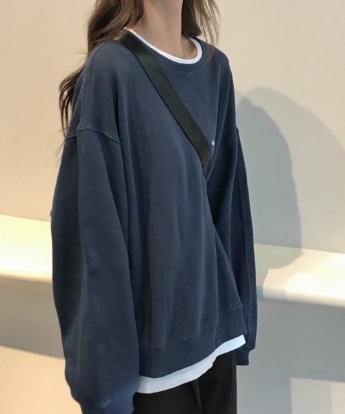 wears(ウェアーズ)の「シンプルロゴスウェット(スウェット・レディース・グレー/ネイビー・FREE)」の7枚目の写真