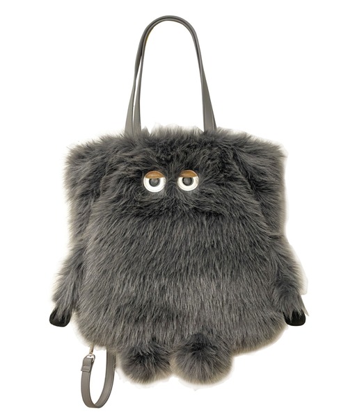 ROOTOTE（ルートート）の「ルートート/モフかわトート EU.トール2way.クリプテッド-B（バックパック/リュック・レディース・ホワイト系その他/ブラウン系その他/グレー系その他・FREE）」の3枚目の写真