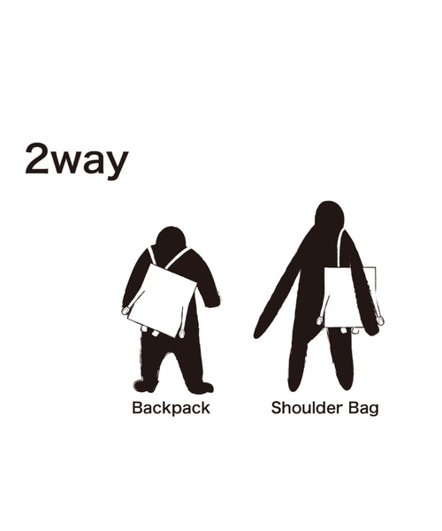 ROOTOTE（ルートート）の「ルートート/モフかわトート EU.トール2way.クリプテッド-B（バックパック/リュック・レディース・ホワイト系その他/ブラウン系その他/グレー系その他・FREE）」の20枚目の写真