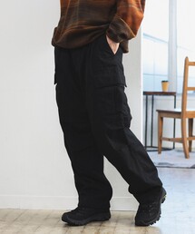 B:MING by BEAMS / 裏起毛 バックサテン 6ポケット カーゴパンツ