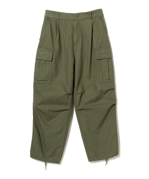 B:MING by BEAMS（ビーミングバイビームス）の「B:MING by BEAMS / 裏起毛 バックサテン 6ポケット カーゴパンツ（カーゴパンツ・メンズ・オリーブ/ブラック・MEDIUM/LARGE/X-LARGE/SMALL）」の20枚目の写真