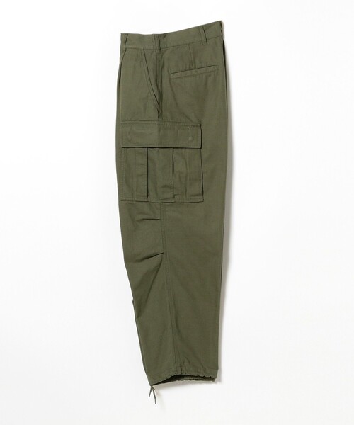 B:MING by BEAMS（ビーミングバイビームス）の「B:MING by BEAMS / 裏起毛 バックサテン 6ポケット カーゴパンツ（カーゴパンツ・メンズ・オリーブ/ブラック・MEDIUM/LARGE/X-LARGE/SMALL）」の21枚目の写真