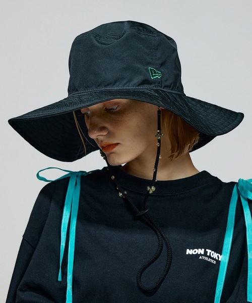 完売AMERI2WAY LONG BRIM HAT紐付きハット WOOL FELT RIBBON TAPE WIDE BRIM HAT – THE SHOP YOHJI YAMAMOTO