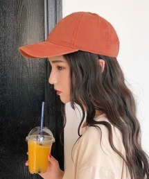 ad thie（アドティエ）の「ピグメント加工 つば広キャップ（キャップ）」