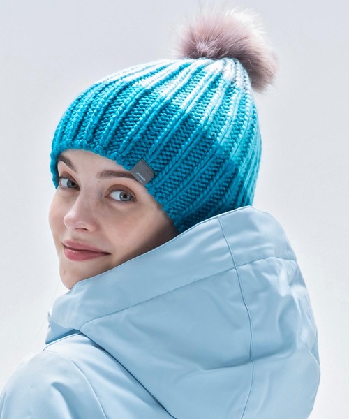 phenix（フェニックス）の「phenix(フェニックス)Time Travel Knit Hat レディース/スキーウェア/ニット帽/キャップ/ビーニー（ニットキャップ/ビーニー・レディース・ブルー/イエロー/ネイビー/グレー・ONE SIZE）」の11枚目の写真