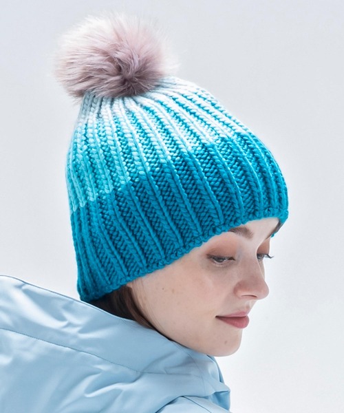 phenix（フェニックス）の「phenix(フェニックス)Time Travel Knit Hat レディース/スキーウェア/ニット帽/キャップ/ビーニー（ニットキャップ/ビーニー・レディース・ブルー/イエロー/ネイビー/グレー・ONE SIZE）」の9枚目の写真