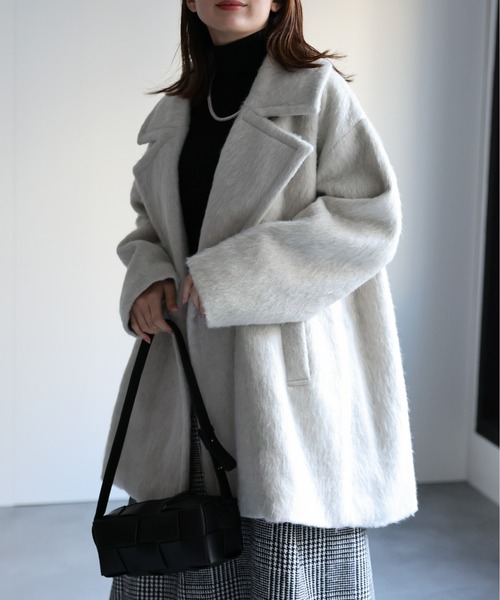 model：162cm 着用サイズ：F