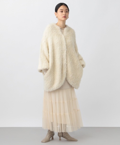 A part by(アパートバイ)の「チュールキリカエスカート(スカート・レディース・ブラック/ベージュ・MEDIUM/SMALL)」の21枚目の写真