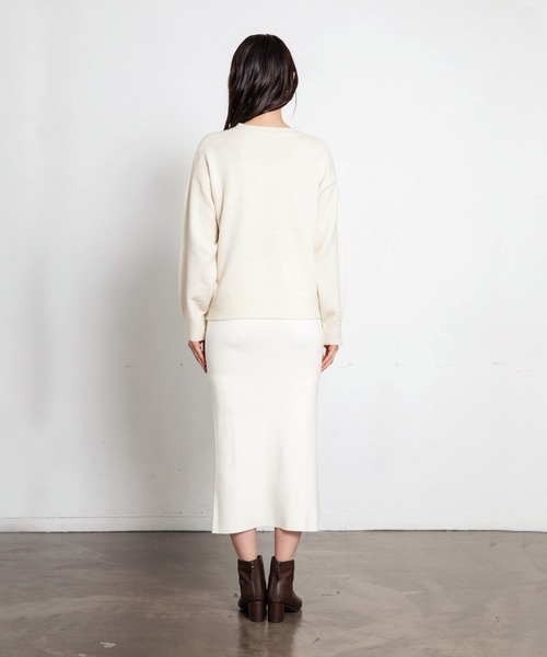 LIENCOEUR（リアンクール）の「スムースニットタイトスカート（スカート・レディース・ブラウン/ベージュ/ブラック・FREE）」の20枚目の写真