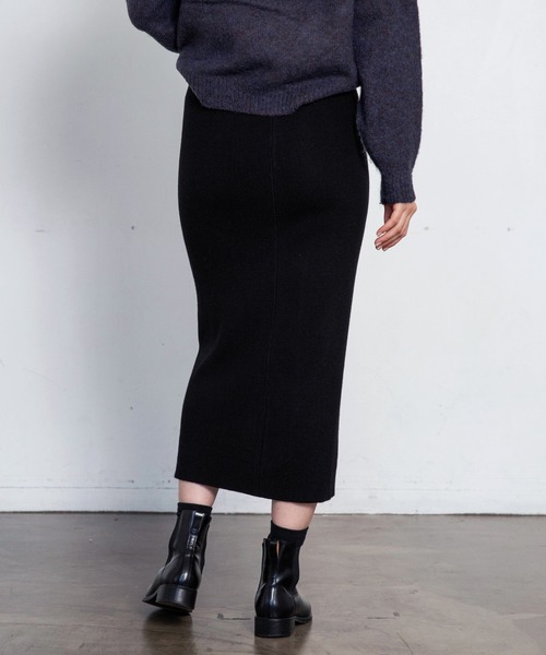 LIENCOEUR（リアンクール）の「スムースニットタイトスカート（スカート・レディース・ブラウン/ベージュ/ブラック・FREE）」の14枚目の写真