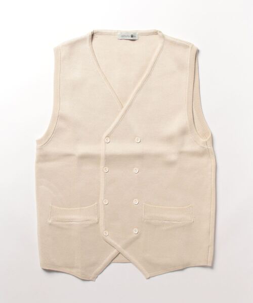 aimoha(アイモハ)の「aimoha men ダブルニットべスト(ベスト・メンズ・ブラウン/ベージュ・MEDIUM/X-LARGE/LARGE/XX-LARGE)」の8枚目の写真