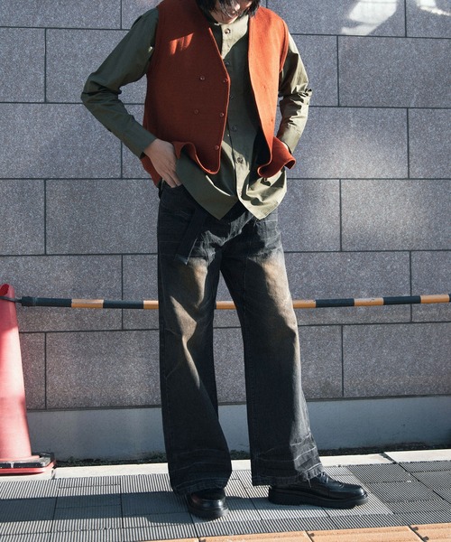 aimoha(アイモハ)の「aimoha men ダブルニットべスト(ベスト・メンズ・ブラウン/ベージュ・MEDIUM/X-LARGE/LARGE/XX-LARGE)」の17枚目の写真