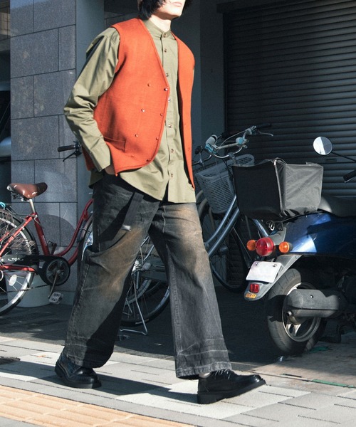 aimoha(アイモハ)の「aimoha men ダブルニットべスト(ベスト・メンズ・ブラウン/ベージュ・MEDIUM/X-LARGE/LARGE/XX-LARGE)」の18枚目の写真