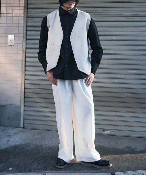 aimoha(アイモハ)の「aimoha men ダブルニットべスト(ベスト・メンズ・ブラウン/ベージュ・MEDIUM/X-LARGE/LARGE/XX-LARGE)」の10枚目の写真