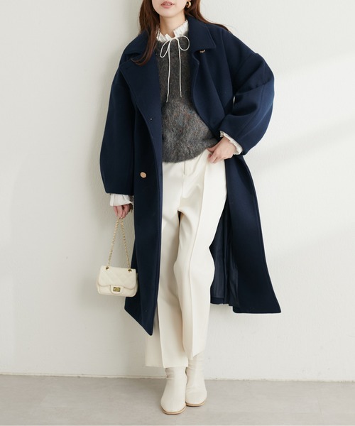 natural couture(ナチュラルクチュール)の「カラフルMIXネップニット(ニット/セーター・レディース・チャコールグレー/パープル/サックスブルー/アイボリー・FREE)」の16枚目の写真