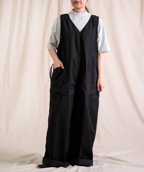 Brocante（ブロカント）の「[Brocante / ブロカント]  ヴィンテージ天竺 アリエールシャツ（Tシャツ/カットソー・レディース・ミント/ブラック/アイボリー/ライトグレー/ホワイト・2）」の15枚目の写真