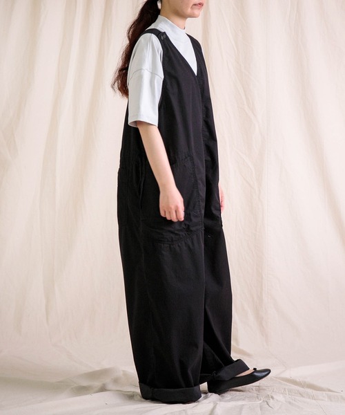 Brocante（ブロカント）の「[Brocante / ブロカント]  ヴィンテージ天竺 アリエールシャツ（Tシャツ/カットソー・レディース・ミント/ブラック/アイボリー/ライトグレー/ホワイト・2）」の12枚目の写真