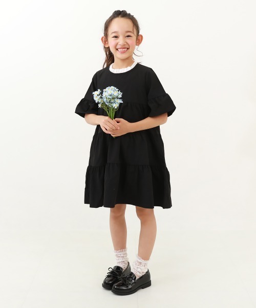 devirock（デビロック）の「襟フリルタンクトップ（タンクトップ・キッズ・ホワイト・120cm/130cm/110cm/150cm/160cm/140cm/100cm）」の4枚目の写真