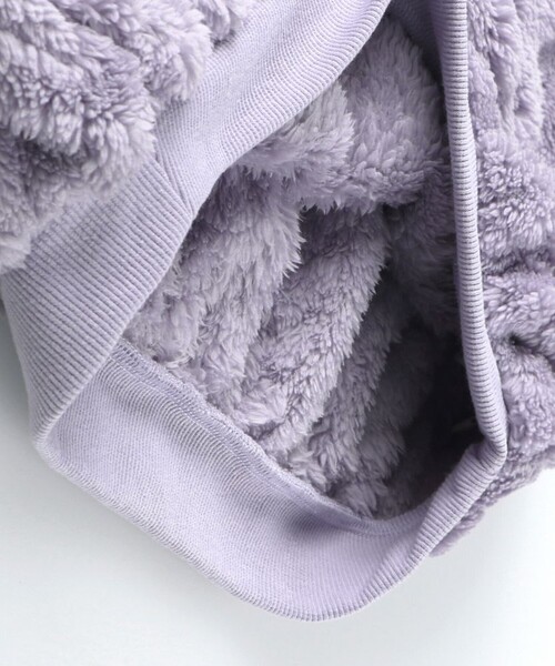 BRANSHES(ブランシェス)の「ケーブルボアワンピース(ワンピース・キッズ・ブラウン/アイボリー/ラベンダー・90/100/110/120/130/140/150)」の17枚目の写真