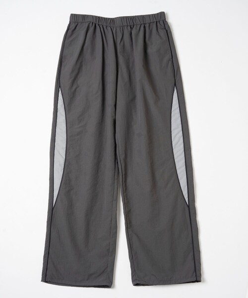 BEAMS　ナイロン セットアップ 黒　パイピング スノー パンツ BEAMS（ビームス）パイピング スノー パンツ（パンツ その他