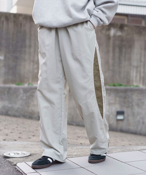 セール】限定展開 Relax Fit パイピングライン ナイロン