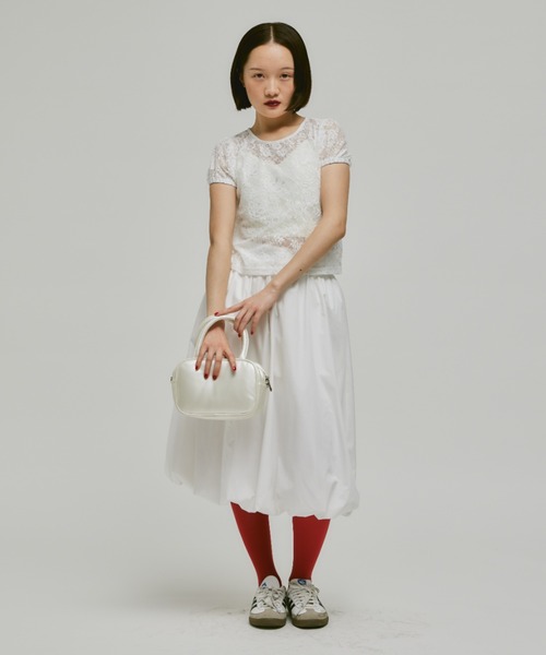 FEKETE（フェケテ）の「LACE PUFF SLEEVE BLOUSE / 総レース