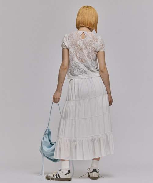 FEKETE（フェケテ）の「LACE PUFF SLEEVE BLOUSE / 総レース